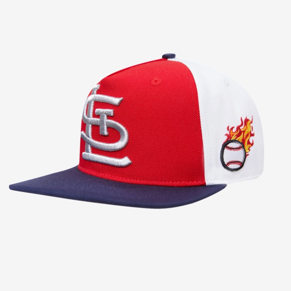 Pro Standard Cardinals Chrome Wool Snapback hat